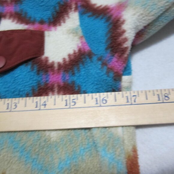 PATAGONIA Wmns XXS Timber Twist Aztec SYNCHILLA SNAP-T FLEECE PULLOVER Sweater - Picture 10 of 12